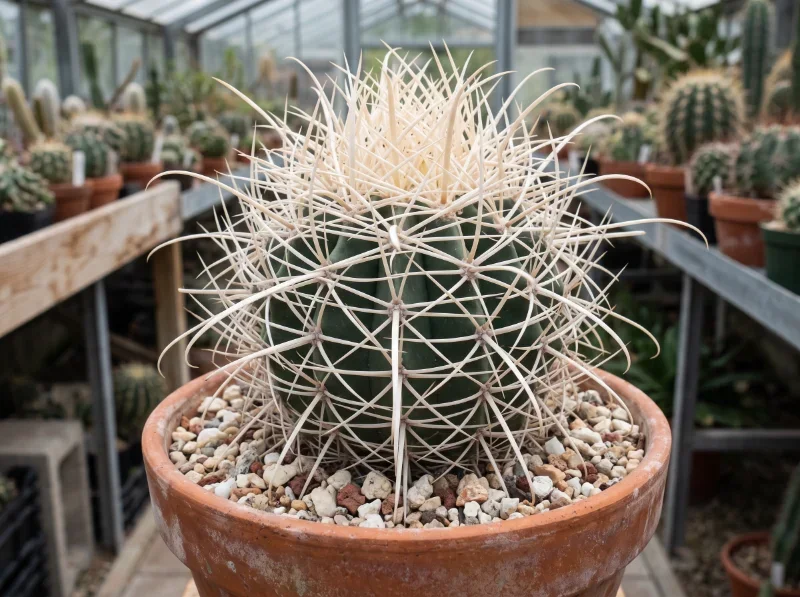 เมล็ด Ferocactus acanthodes f. albispinus